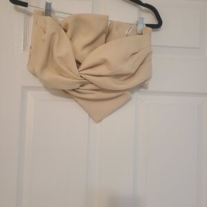 ❤️Cream Cropped Bustier